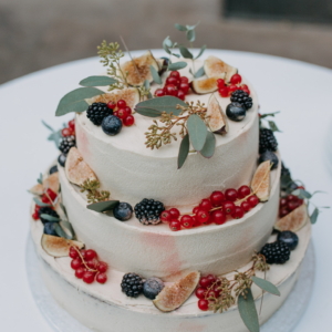 Wedding vanilla cake