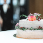 Wedding pistachio cake